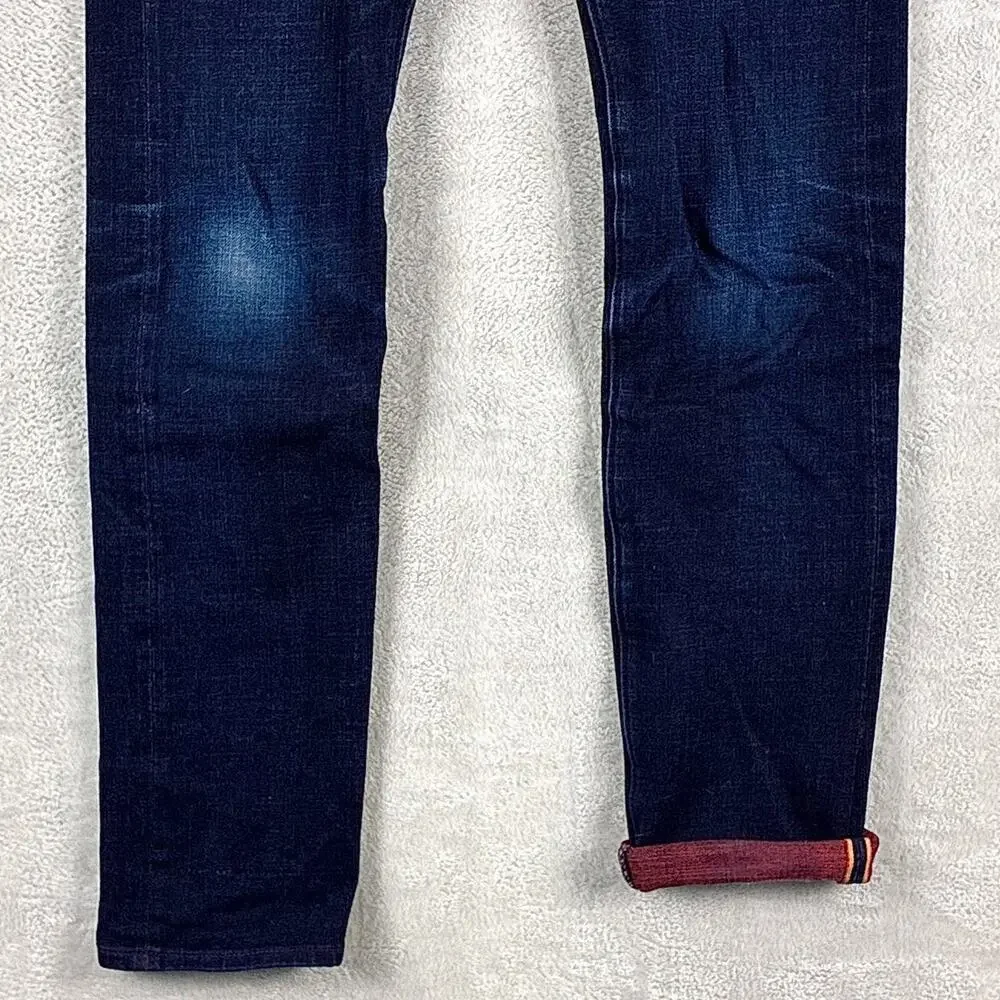 Hiroshi Kato Jeans Men 29x31 Indigo Raw Selvedge The Pen Slim 4-Way Stretch USA